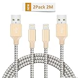 ⚡️【Apple MFi-zertifiziert】Quntis Apple Ladekabel verfügt nicht nur über offizielle MFi Zertifikat, sondern auch CE, UL, FCC-Konformität. Der originale im Innen ausgestattete Lightning-Chip steuert die Stromstärke und schützt vor Überspannung. Mit einem nicht MFi Certified Lighting Kabel könnte Ihr iOS-Gerät beschädigt werden.