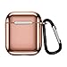 Produktbild Felicy Hülle für for Apple AirPods TPU Galvano Case Cover Weiche Schutzhaut für Apple Airpods 1 (Roségold)