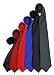 Produktbild 6 x Herren Anzug Business Krawatte Hochzeit Konfirmation Schlips schwarz rot blau