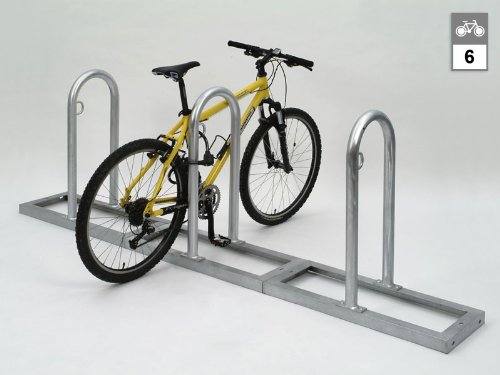 WSM Fahrradständer - Anlehnsystem Track 33 - für 6 Fahrräder