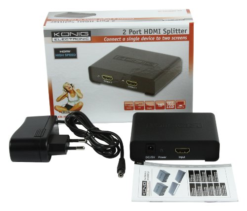 König 2-fach HDMI Verteiler - 3