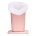 Produktbild MoKo Brillenhalter - Sonnenbrillenhalterung Organisierer Schutzhülle Tasche Brillenständer Etui Box Beutel Anti-Kratz moderner Samt Plüsch gefüttert PU Leder, Rose Gold