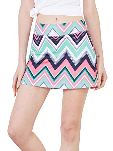 HonourSport－Jupe-Short de Golf Courte Moulant Elastiquée pour Sport－Femme