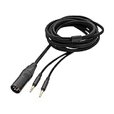 Kabellänge: 3 m beyerdynamic Audiophiles Anschlusskabel, symmetrisch für T 1 und T 5 p (2. Generation) High-End Stereo Kopfhörer