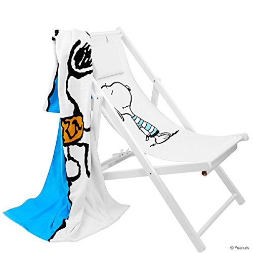 BUTLERS PEANUTS Handtuch Snoopy- Badetuch – Baumwolle – 180×90 cm - 4