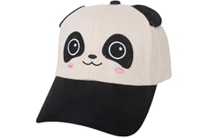 SJTJSPX Chapeau de Enfant Unisexe Panda Mode Casquette de Baseball Chapeau de Soleil Réglable Garçon Fille Casquette Cap Broderie Mignon Chapeau de Sport Extérieur Golf Voyage Sun Hat