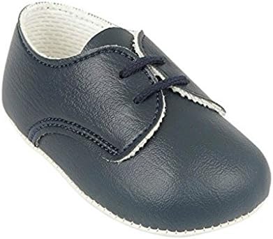 Baby Boys Baypods Pram Shoes โ Gibson Lace-Up Design Navy Matt UK 2 (EU 18, 6-12 Months)