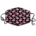 Produktbild Daawqee Mund Maske, Gesichtsmaske Pink Flamingo Pattern Reusable Washable Earloop Face Mouth Mask for Men Women