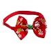 Produktbild Leisial™ Weihnachten Haustier Fliege Hund Fliege Weihnachten Katze Fliege Weihnachten Fliege Rot 20-36CM