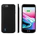 Produktbild Cofuture Akku Hülle iphone6Splus/iphone 6plus/iphone7plus/8plus 8000mAh Ladehülle Externer Backup Battery Case Unterstützung Lightning Kopfhörer mit Ständer 5.5 Zoll Schwarz