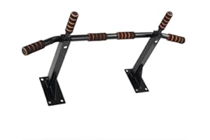 Huzoomtoyz Barra de dominadas para pared o techo, soporta 300 kg, accesorio de fitness, ideal para entrenamiento en casa y deportes