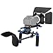 Price comparison product image Andoer D101 Aluminum Alloy Camera Camcorder Video Shoulder Mount Kit Film Making System with Shoulder Pad 15mm Rod Matte Box Follow Focus Handle Grip for Canon Nikon DSLR