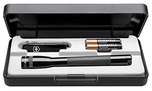 Mag-Lite P3265M5 Mini Maglite LED AAA mit 5-teilig Schweizer Messer, Aluminium, blau, 13 x 1.7 x 1.7 cm