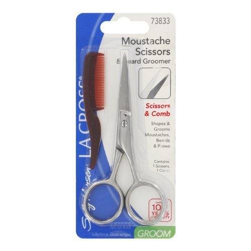 Sally Hansen La Cross Moustache Scissor Beard Groomer