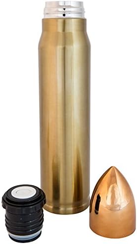 Army Combat Military Bullet Thermos Vacuum Hot Cold Flask 1000ml 500ml Stainless Steel