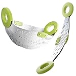 RMDLO Passoire-vapeur Pliable en Acier Inoxydable (Colander)