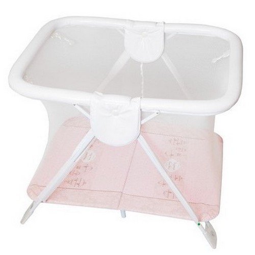 Papaya Vintage Home Foldable Square Playpen, Rose Blossom