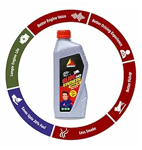 ADROL GLIDE 4T 0W-40 API SN Fully Synthetic Engine Oil (800 ml)