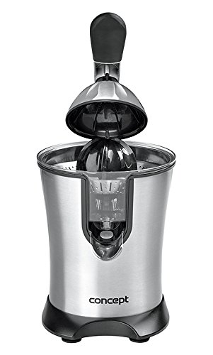CONCEPT Hausgeräte ce3520 hochwertige elektrische Zitruspresse mit Hebelarm, 750 ml, 160 W, edelstahl / schwarz - 4