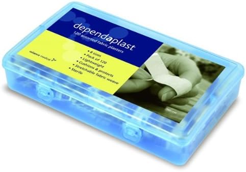 Dependaplast 120 Assorted Fabric Plasters (8 sizes)