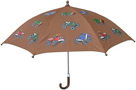 Brown Monster Truck Boys Umbrella
