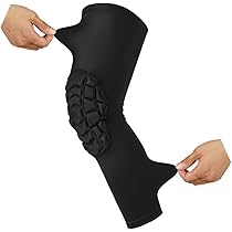 Topeter Manicotti Da Pallavolo Con Imbottitura – Compressione, Antiscivolo, Foro Pollice, Unisex, 1 Paio - 5