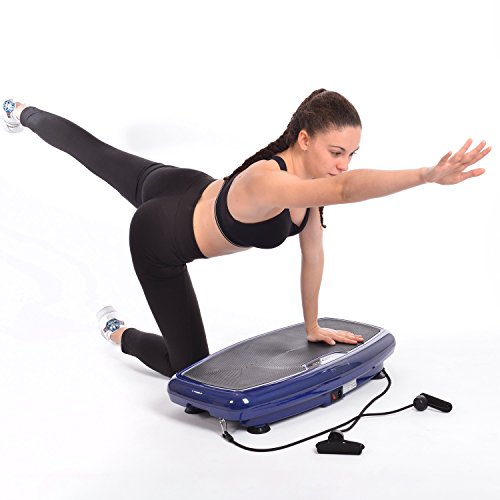 skandika Vibration Plate Home 600, 1091, Profi Vibrationsplatte, inklusive infrarot Fernbedienung, flüsterleiser Motor mit 20 Geschwindigkeitslevel große Trainingsfläche mit Anti-Rutschbeschichtung - 4