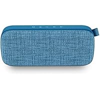 Energy Fabric Box 3+ Trend Blueberry - Altavoz portátil (TWS, Bluetooth v5.0, 6W, USB & microSD MP3, FM Radio, Audio-In), Color Azul (Blueberry)