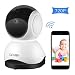 Produktbild IP Kamera 720P HD Wireless Überwachungskamera mit Nachtsicht und Bewegungserkennung, LESHP Baby-Haustier Schwenkbare Video Monitor,2 Wege Audio Indoor Sicherheitskamera,Nanny Cam