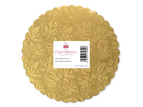 Preisvergleich Produktbild Cakeboard 10cm gold 10 Stück