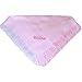 Baby Girls Super Soft Pink Personalised Embroidered Shawl