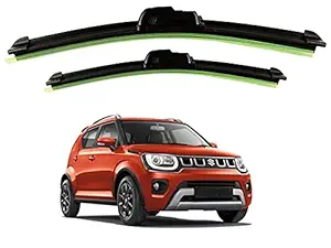 Selifaur - 2Pcs (D 21 x P 17 Inch) High Performance Replacement Car Wiper Blades for Ignis Delta 2017