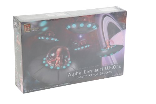Preisvergleich Produktbild Pegasus PG9102 - Alpha Centauri UFO, 2 Bausätze