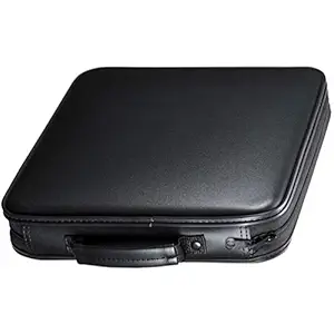 Wakauto 160 Capacity CD Storage Case CD Case VCD Storage Pouch Portable DVD Container Organizer for Car Home