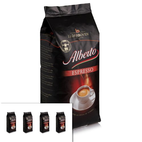 4 x Darboven Alberto Espresso Espressobohnen 1kg