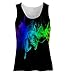 Snoogg Personalized Digitally Printed Tank Tops Vests Sleeveless Casual T shirts for Women / Girls RS.599.00