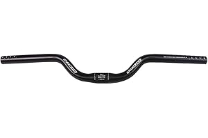 UPANBIKE Aluminium 52cm Riser Bar for Fixed Gear Bike, Mountain Bike, Road Bike (Black)