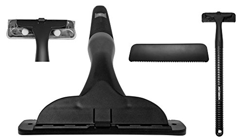 Premium-Rückenrasierer mit 2 Ersatzklingen | Körper-Rasierer für Männer | Rasierer für den Rücken mit Verlängerung mit 2 Wechselklingen - 3