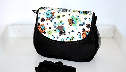 BABY PRAM,STROLLER BAG-MADE OF WATERPROOF MATERIAL (Orange Owl)
