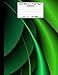Produktbild Quad Rule 4x4 Graph Paper Notebook. 8.5" x 11". 120 Pages: Green Wave Lines Movement Cover. Square Grid Paper, Softcover Journal, Graph Ruled ... paper, Coordinate paper, Quadrille Paper.