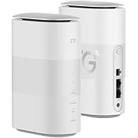 Router WiFi ZTE HyperBox 5G MC888 sbloccato - WWAN - 802.11a/b/g/n/AC/ax - Dual-Band - Sbloccato - Bianco