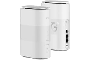 ‎ZTE ZTE MC801A HyperBox 5G Wireless Router Unlocked - WWAN - 2-Port Switch - 802.11a/b/g/n/ac/AX - Dual Band White