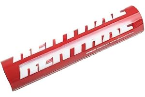 NOCYCLONIC Lenkerpolster Crossbar Lenkerschutz Pads Runder Motorrad Lenker Crossbar Bar Pad Protector für Motocross Dirt Bike ATV Quad (Rot)