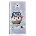Produktbild Cozy Hut Crystal Case Hülle für Huawei Mate 8 aus TPU Silikon mit Nette Karikatureule Design - Schutzhülle Cover klar in Rosa Weiß Transparent - Eule