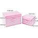 Produktbild Coface Rosa Große und kleine faltbare Wandschrank -Organisator Lagerbehälter Box Bag Decke für Kleidung, Spielzeug, Bücher, Kunst, Bastelbedarf , Stationeries Lagerplätze mit Lids