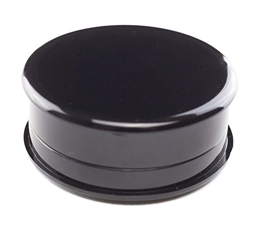 Kunststoff Kräuter Magnetverschluss Grinder 3 TEIL Shark Zähne verschiedene Farben schwarz - 2