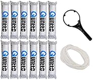 Quntto 5 Micron PS-05 10" PP Spun Filter for All Type RO Purifiers (2 Meter Pipe with Spanner) - 12 P
