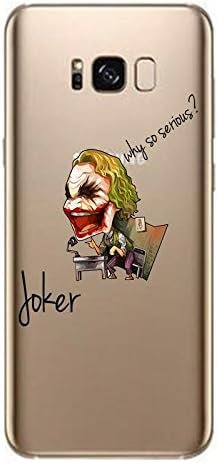 SAMSUNG GALAXY MARVELS AVENGERS TRANSPARENT TPU SOFT CASE FOR S8 PLUS JOKER