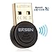 Price comparison product image EKSEN Bluetooth CSR 4.0 USB Dongle Adapter, Plug and Play on Windows 10, 8, 7, Vista XP 32/64 Bit Laptop PC for Bluetooth Speaker, Headset, Keyboard, Mouse and More - Black