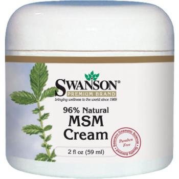 Swanson 96% Natural MSM Cream (Paraben Free, 59ml)
